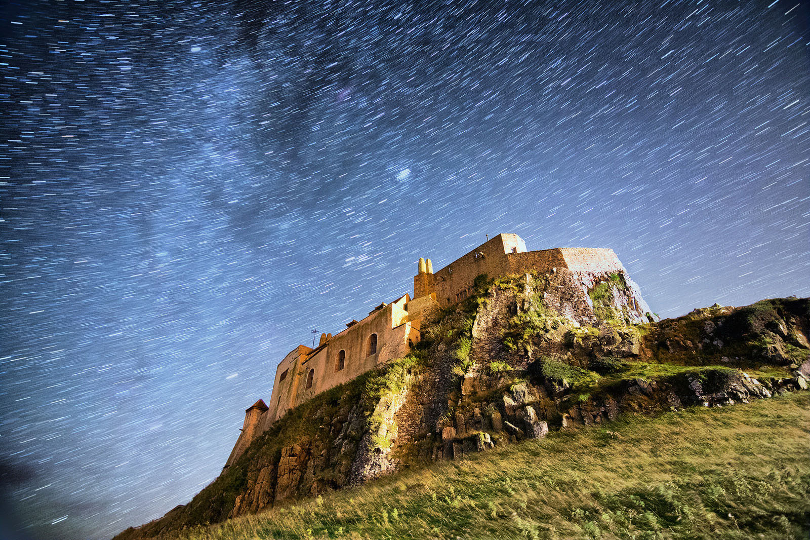 Lindisfarne Castle Star Trails